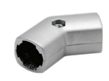 MODULAR SOLUTION D28 CONNECTOR<BR>135 DEGREE CONNECTOR OUTER END CONNECTION